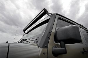 Jeep JK, Led Light Bar Mount, upper Windshield