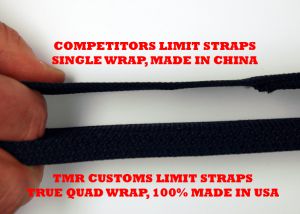 TMR Customs Premium Quad Wrap Limit Strap - 10"