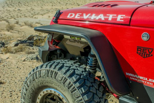 DV8 JEEP JK WIDE FENDER FLARES | FRONT & REAR