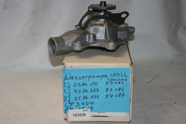 Wasserpumpe>SBD CJ 2,5l., 84-86, XJ 2,5l., 84-97 YJ 4,2l.